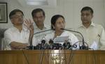 West Bengal Chief Minister Mamata Banerjee Press Meet at Writers Building in Kolkata on Tuesday 17 July 2012