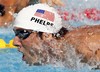 Michael Phelps of the United States swims in a Men's 200m Butterfly heat, at the FINA Swimming World Championships, in Rome, Tuesday, July 28, 2009.