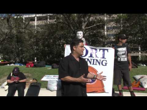 Bradley Manning - American Hero. Cenk Uygur on Fire at OccupyLA.