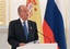 Spain's King Juan Carlos speaks in Moscow's Kremlin after he was awarded with a Russian State Award for humanitarian activism in 2010, on Thursday, July 19, 2012.