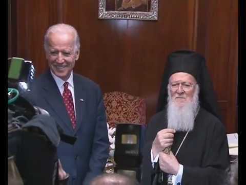 Ecumenical Patriarch Welcomes Vice President Biden to the Phanar