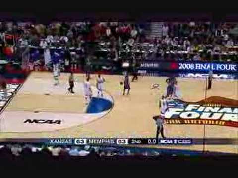 Kansas vs. Memphis - 2008 NCAA Title Game Highlights (HD)