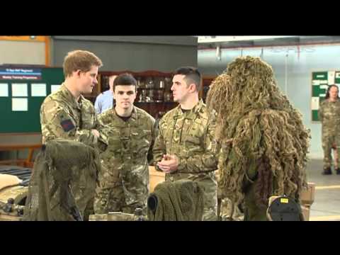 Prince Harry visits RAF Honington 10.02.12