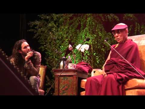 His Holiness the Dalai Lama Meets Russell Brand