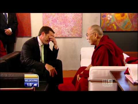 The Dalai Lama walks into a pizza shop...