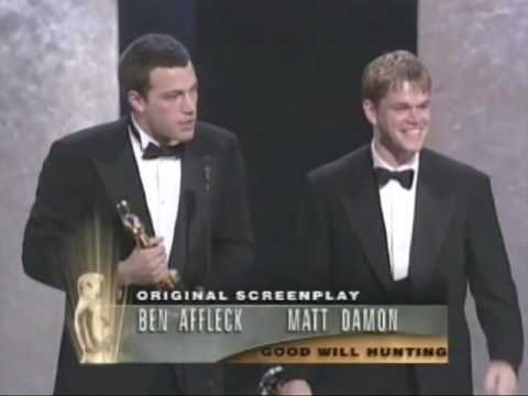 Ben Affleck and Matt Damon winning an Oscar®