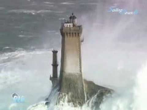 Tempête sur la pointe de Bretagne