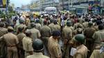 India Peoples Road Block to Protest gainst the State Athaletic Player Pinki Paramanik at VIP Road in Kolkata in Eastern India City