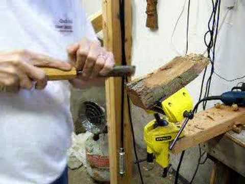 Wood Carving wood spirit lesson #1