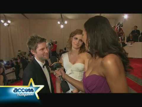 2010 Costume Institute Gala- Emma Watson and Christopher Bailey