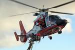 SAN PEDRO, Calif. - The Coast Guard rescued three commercial fishermen after their 33-foot vessel became disabled and began drifting dangerously close to the rocks off of the westernmost point of San Miguel Island in the Channel Islands chain, at about 4 p.m. Sunday. A Coast Guard MH-65 Dolphin helicopter from Air Station Los Angeles hoisted the trio and flew them back to Santa Barbara, Calif., with no injuries. The drama began when the commercial fishing boat, based out of Santa Barbara, became