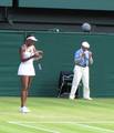 Venus Williams at the 2010 Wimbledon.