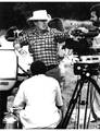 Film Director, Warren Chaney on the set of Sandpiper Productions' The Hidden Jungle (1990)