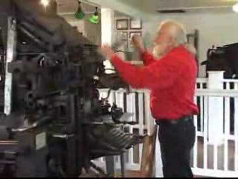 The Legend of the Linotype Machine