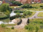 Three Brooks Lake, a man-made lake and nature reserve between Bradley Stoke and the M4 motorway