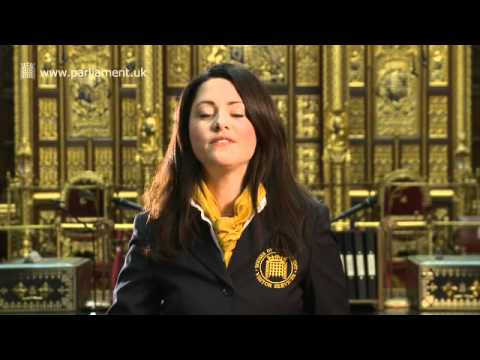 UK Parliament tour - House of Lords Chamber