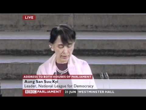 Aung San Suu Kyi's address to both Houses of Parliament - in full.