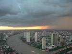 Bangkok's Chao Phraya River cuts the city between Thon Buri and Krung Thep core, and is at times referred to as the River of Angels.