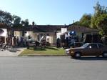 Crews filming jOBS, a biopic of Steve Jobs' life, at his childhood home in Los Altos.