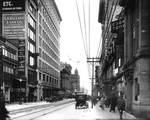 Corner of St Catherine and Stanley Streets looking east (1915)