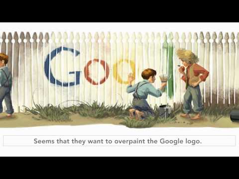 Mark Twain Google Doodle