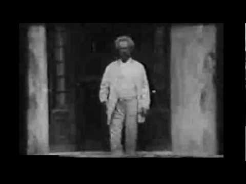 Mark Twain (Samuel Clemens) (1909) Film By Thomas Edison