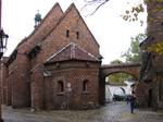 Church of St. Giles, built 1241-42. Afterwards, the town was partly populated by German settlers[7] (see: Ostsiedlung), who would eventually become the dominant ethnic group in the following centuries, though the city remained multi-ethnic as an important trading city on the Via Regia and Amber Road.