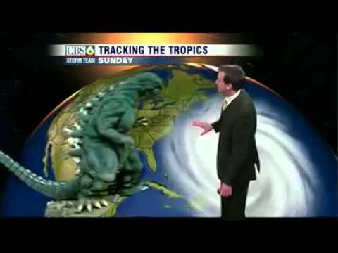 CRAZIEST weather report from CBS Richmond Virginia