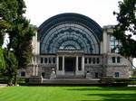 The entrance to the North Hall of the Cinquantenaire compel in Brussels. Currently an Aerospace Museum.