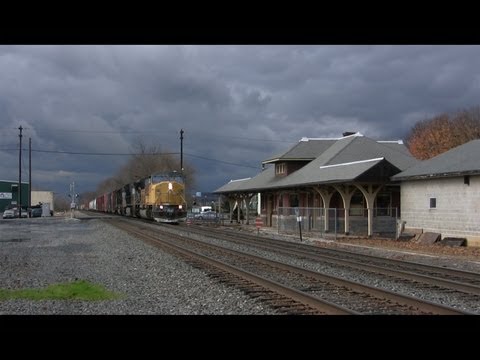 HD: Norfolk Southern Mainline Action on the Harrisburg Line Late Fall 2011