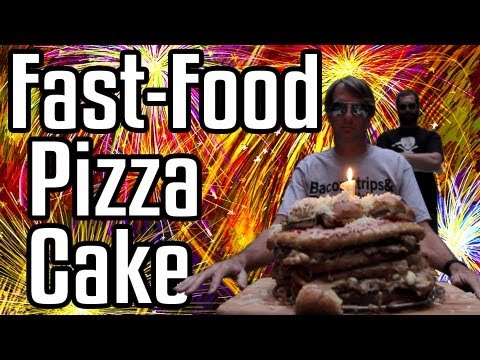 Fast Food Pizza Cake - Epic Meal Time