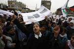 Palestinian girls schools students gather as they protest in the Rafah, southern Gaza Strip on March 03, 2012, Five days following violence in the flashpoint Al-Aqsa mosque compound in Jerusalem's Old City, between Israeli forces and Palestinians. The unrest is believed to have been fuelled by web postings by Israeli rightists urging Jews to visit the mosque compound and assert Israeli sovereignty over the site, one of the most sensitive in the Middle East. Know to Muslims as Al-Haram Al-Sharif