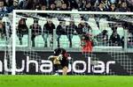 Juventus' goalkeeper Gianluigi Buffon reacts after Chievo Verona Boukary Dramé scored the equalizer during a Serie A soccer match between Juventus and Chievo Verona at the Juventus Stadium in Turin, Italy, Saturday, March 3, 2012.