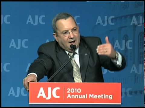 Ehud Barak Addresses AJC