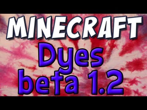 Minecraft - Dyes! Lapis Lazuli Stone! (1.2 Beta Update Part 2)