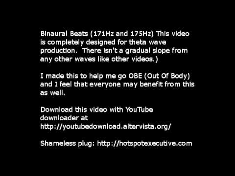 [15 Min] OBE and AP and Theta - Binaural Beat Brainwave Entrainment 4Hz - Pure Series