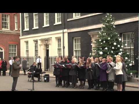 Military Wives Choir at 10 Downing Street