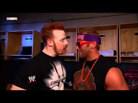 Friday Night SmackDown - Sheamus confronts Zack Ryder while he plays 