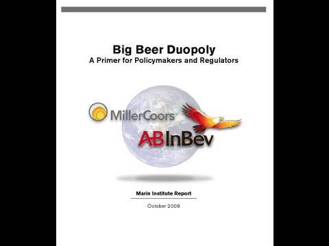 Big Alcohol Watchdog Update: New Report - Big Beer Duopoly