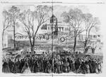 Hahn's inauguration in Lafayette Square, New Orleans featured a huge brass band led by Patrick Gilmore.