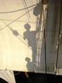 (Aug. 8, 2006) - ONBOARD THE USCGC EAGLE U.S. Coast Guard Academy cadets climb up the rigging during a summer training patrol onboard the. Coast Guard Cutter EAGLE, a three masted, square-rigged sailing vessel. She is normally homeported in New London, Connecticut, and sails each summer for months at a time, visiting ports around the U.S. and abroad. EAGLE has a long history in service as a training vessel. After she was built and commissioned in 1936, she served as training vessel for cadets in