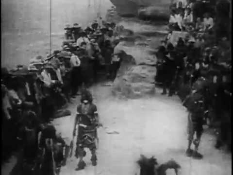 Hopi Indians Dance for Theodore Roosevelt at [Walpi, Ariz.] 1913