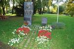 Commemorative stelae in Donaupark, Vienna. Hajibeyov was the creator of the first operas and operettas in the Orient