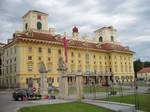 From the front left of the Esterhazy Palace