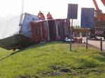 Trucking accident at Elst (Netherlands) 2012-03-23. In 2002 and 2004 there have been over 5,000 fatalities related to trucking accidents in the Unites States.