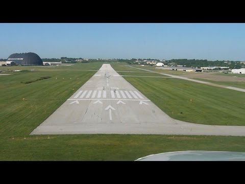 In Flight Video - Landing Akron, Ohio