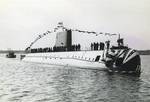 In this file photo taken Jan. 21, 1954, the nuclear-powered submarine USS Nautilus (SSN 571) is in the Thames River shortly after a christening ceremony.