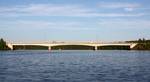 Kiiminkijoki Bridge is a road bridge over Kiiminkijoki river in Haukipudas. The concrete box girder bridge was completed in 1954.