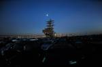 USS Ronald Reagan departs homeport at Naval Base Coronado.