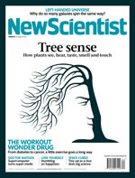 Cover of latest issue of New Scientist magazine